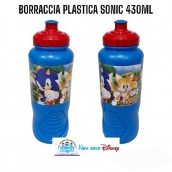 Kit Asilo Bambino Sonic 5 Pezzi Ufficiale SEGA – Zaino, Tovaglietta, Posate, Borraccia e Portamerenda – Set Scuola