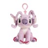 Peluche Disney Lilo & Stitch 13 cm – Plush Bagclip con Clip Stitch, Angel o Leroy Portachiavi Morbido