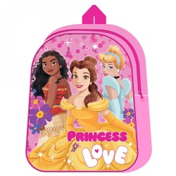 Zainetto Asilo Bambina Disney Principesse – Zaino Scuola Materna 28 cm, – Spallacci Imbottiti Regolabili