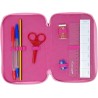 Astuccio Completo 3 Scomparti Hello Kitty e Kuromi – 44 Pezzi: Matite, Pennarelli, Penne, Forbici – Scuola Elementare,