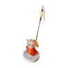 SEGNAPOSTO CLIP RESINA 3X10 ORSETTO ROSA CLIP CON SCATOLA - BOMBONIERE NASCITA COMPLEANNO