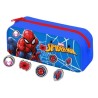 Astuccio Spiderman in Silicone con 4 Patch – Portacolori Marvel per Bambini, Scuola e Regali