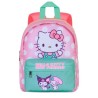 Zainetto Asilo Hello Kitty – Zaino Bambina Scuola Materna 22x27x9 cm con Tasca Frontale e Schienale Imbottito
