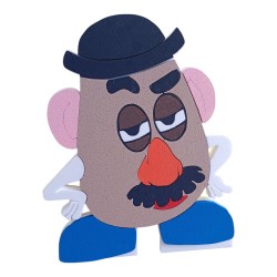 Sagoma Mr. Potato Head Personalizzata – Decorazione 3D Toy Story 70 cm