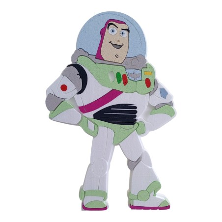 Sagoma Buzz Lightyear Personalizzata con Nome – Decorazione 3D Toy Story 70 cm