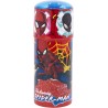 Borraccia Spiderman 350ml per Bambini Bottiglia in Plastica con Beccuccio Ripiegabile, Senza BPA Scuola e Tempo Libero