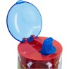 Borraccia Spiderman 350ml per Bambini Bottiglia in Plastica con Beccuccio Ripiegabile, Senza BPA Scuola e Tempo Libero