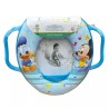 Riduttore WC Bambini Baby Disney Topolino e Paperino – Seduta Imbottita con Maniglie, Paraspruzzi e Adattabile a Tutti i WC