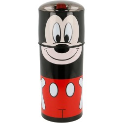 Borraccia Disney Topolino Mickey Mouse 350ml con Beccuccio Ripiegabile – Bottiglia Senza BPA per Bambini, Scuola e Tempo Libero