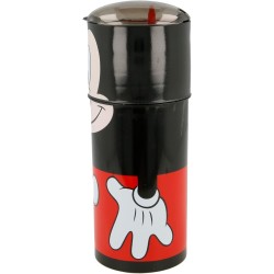 Borraccia Disney Topolino Mickey Mouse 350ml con Beccuccio Ripiegabile – Bottiglia Senza BPA per Bambini, Scuola e Tempo Libero