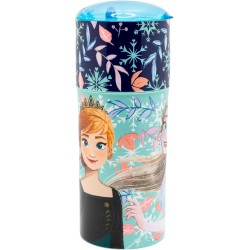 Borraccia Frozen Disney Anna & Elsa 350ml con Beccuccio Ripiegabile – Ideale per Scuola, Asilo e Tempo Libero