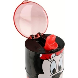 Borraccia Minnie Disney 350ml con Beccuccio Ripiegabile – Bottiglia Senza BPA per Bambini, Perfetta per Scuola e Tempo Libero