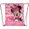 Sacca Minnie Disney 40x35 cm – Borsa Sportiva con Chiusura a Coulisse, Zainetto Tempo Libero per Scuola, Gite e Palestra
