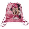 Sacca Minnie Disney 40x35 cm – Borsa Sportiva con Chiusura a Coulisse, Zainetto Tempo Libero per Scuola, Gite e Palestra