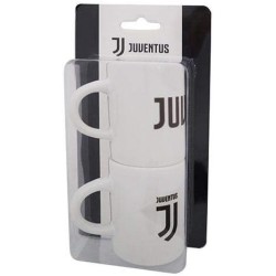 Set 2 Tazzine Caffè Juventus FC Prodotto Ufficiale Juve in Ceramica Idea Regalo Tifosi Calcio