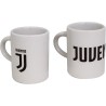 Set 2 Tazzine Caffè Juventus FC Prodotto Ufficiale Juve in Ceramica Idea Regalo Tifosi Calcio