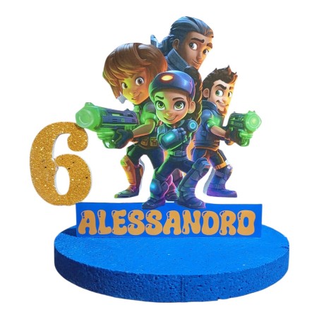 Centro Tavola 3D Laser Game Arena - Compleanno Personalizzato
