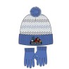 Set Avengers Cappello con Pon Pon e Guanti, Blu, Taglia 52-54 – Idea Regalo Bambini Marvel