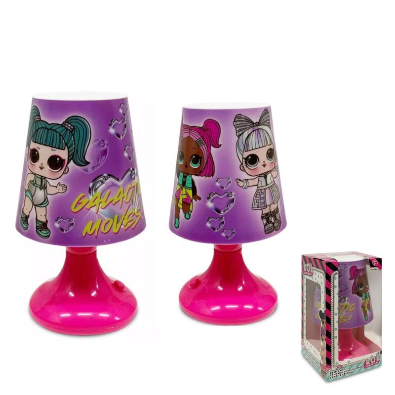 Mini Lampada LOL Surprise LED Portatile – Luce Notturna da Comodino Bambini 19 cm | Originale con Licenza