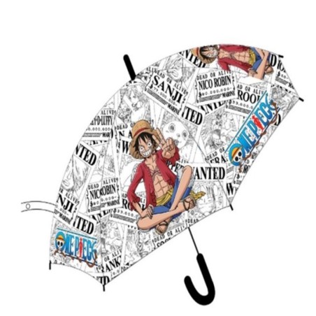 Ombrello Trasparente Cupola Manuale Ø 48 cm One Piece | Accessorio Bambini e Fan Anime