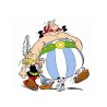 Sagoma Personalizzata Asterix e Obelix con Nome – Grande Decorazione da 80 cm per Allestimento Festa Compleanno Bambini