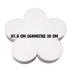 Base Polistirolo Fiore Ø 10 cm H 7,5– Supporto Professionale per Torte a Piani e Cake Design