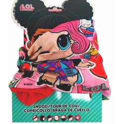 Scaldacollo Bambina LOL Surprise in Pile Termico con Coulisse – Sciarpa Multifunzionale Invernale 25x22 cm