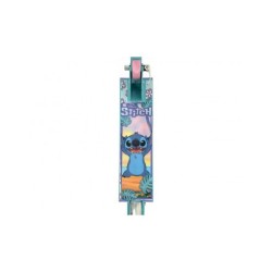 Monopattino Pieghevole 2 Ruote Lilo & Stitch in Metallo con Grafiche Disney, Freno Posteriore e Impugnature Morbide