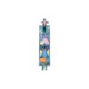 Monopattino Pieghevole 2 Ruote Lilo & Stitch in Metallo con Grafiche Disney, Freno Posteriore e Impugnature Morbide