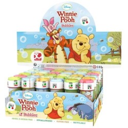Bolle di Sapone Winnie the Pooh Disney 60 ml 36-PZ – Regalini per Feste di Compleanno Bambini, Gadget Fine Festa Made in Italy