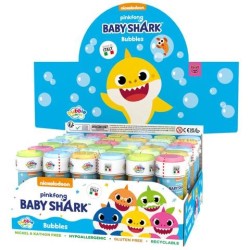 Bolle di Sapone Baby Shark Disney – Box da 36 Flaconi da 60 ml | Regalini Fine Festa per Bambini | Gadget Feste di Compleanno