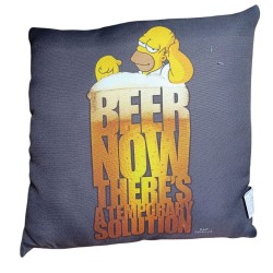 Cuscino The Simpson Homer 45x45 cm | Idea Regalo Divertente | Fodera Morbida Decorativa per Casa, Divano o Camera da Letto