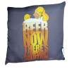 Cuscino The Simpson Homer 45x45 cm | Idea Regalo Divertente | Fodera Morbida Decorativa per Casa, Divano o Camera da Letto