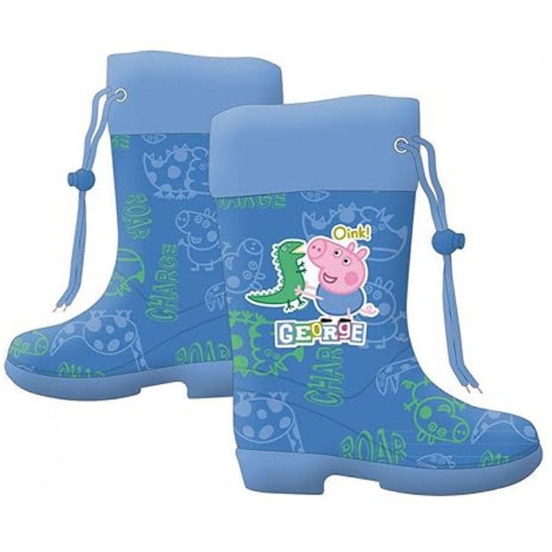 Stivali Pioggia Bambino Peppa Pig George – Stivaletti Gomma Impermeabili 27-28 Stivali Antiscivolo Colorati per Bambini