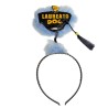 Cerchietto Laureato D.O.C. con Piume Azzurre – Accessorio Divertente per Festa di Laurea Uomo Donna