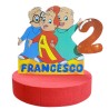 Centro Tavola 3D Alvin - Compleanno Personalizzato