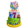 Torta Scenografica Inside Out 3D 70cm – Personalizzata con Nome e Numero Decorazione Compleanno Bambini in Polistirolo Disney