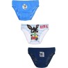 Set 3 Slip Bambino Bing – Mutandine in Cotone Morbido Blu Bianco Azzurro (Taglia 4-5 Anni)