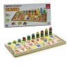 Gioco Montessori in Legno 92 Pezzi – Alfabetiere Educativo con Lettere, Tessere e Cilindri