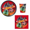 Coordinato Festa Hot Wheels – Kit Compleanno Bambini con Auto da Corsa | Piatti, Bicchieri e Tovaglioli – Set da 8 a 40 Invitati