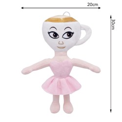 Peluche Ballerina Cappuccina 30cm – Pupazzo Morbido Brainrot Italiano per Bambini