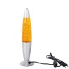Lampada Lava Glitter Giallo 35 cm – Idea Regalo Decorativa, Luce Notturna per Bambini e Adulti, Design Casa e Ufficio