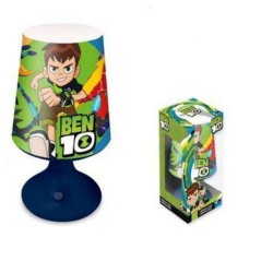 Mini Lampada Ben 10 LED Notturna per Bambini, Lampadina Portatile da Comodino Senza Fili, Ufficiale