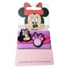 Elastico per Capelli Minnie Mouse 3D Multicolore set 4 pz| Accessorio Moda Bambina | Mini Scrunchie Disney