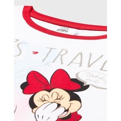 T-Shirt Minnie Disney Bambina 8 Anni Manica Corta Cotone Maglietta Estate Top Baby Girl