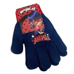 Guanti Lady Bugs Miraculous Disney bambina 2-5 anni – Morbidi e Caldi in Acrilico, Taglia Unica