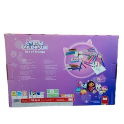 Gabby’s Dollhouse Disney – Set da Disegno Creativo 41 Pezzi con Pennarelli Lavabili Fila, Timbri e Album