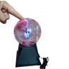 Lampada Sfera al Plasma Interattiva 20 cm – Fulmini Luminosi Touch Sensor per Atmosfere Uniche