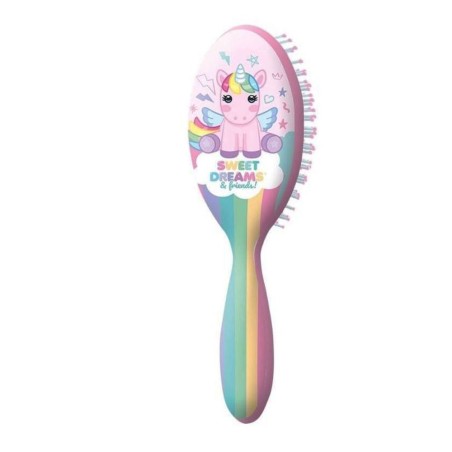 Spazzola per Capelli Bambina Unicorno “Sweet Dreams” – Districante Delicata Antistrappo, per Capelli Bagnati e Asciutti (3+)