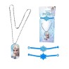 Set Gioielli Frozen Disney – Collana e Bracciale per Bambina con Pendente